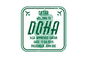 Passport Stamps & Travel Visa Signs, a Transportation Illustration by Kaushal Jangid (Thumbnail 22 of 28)