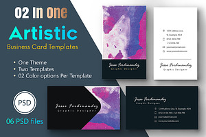 Artistic Business Card Template-004