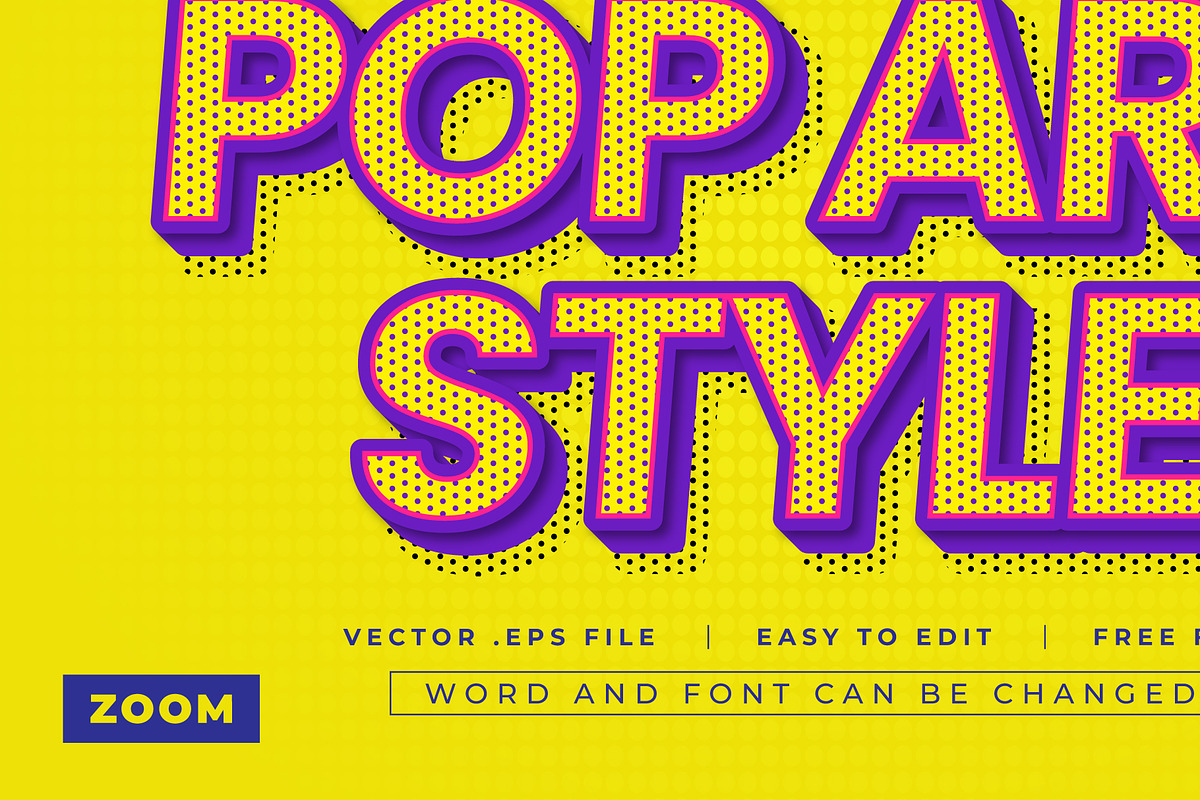 16 Pop Art Style Text Effects | EPS, a Layer Style Add-On by padilah_a (Photo 3 of 20)
