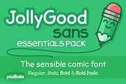 JollyGood Sans Essentials, a Script Font by Letradora (Thumbnail 1 of 5)