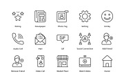 Social Media icons, an Icon by Vector Squad (Thumbnail 4 of 5)
