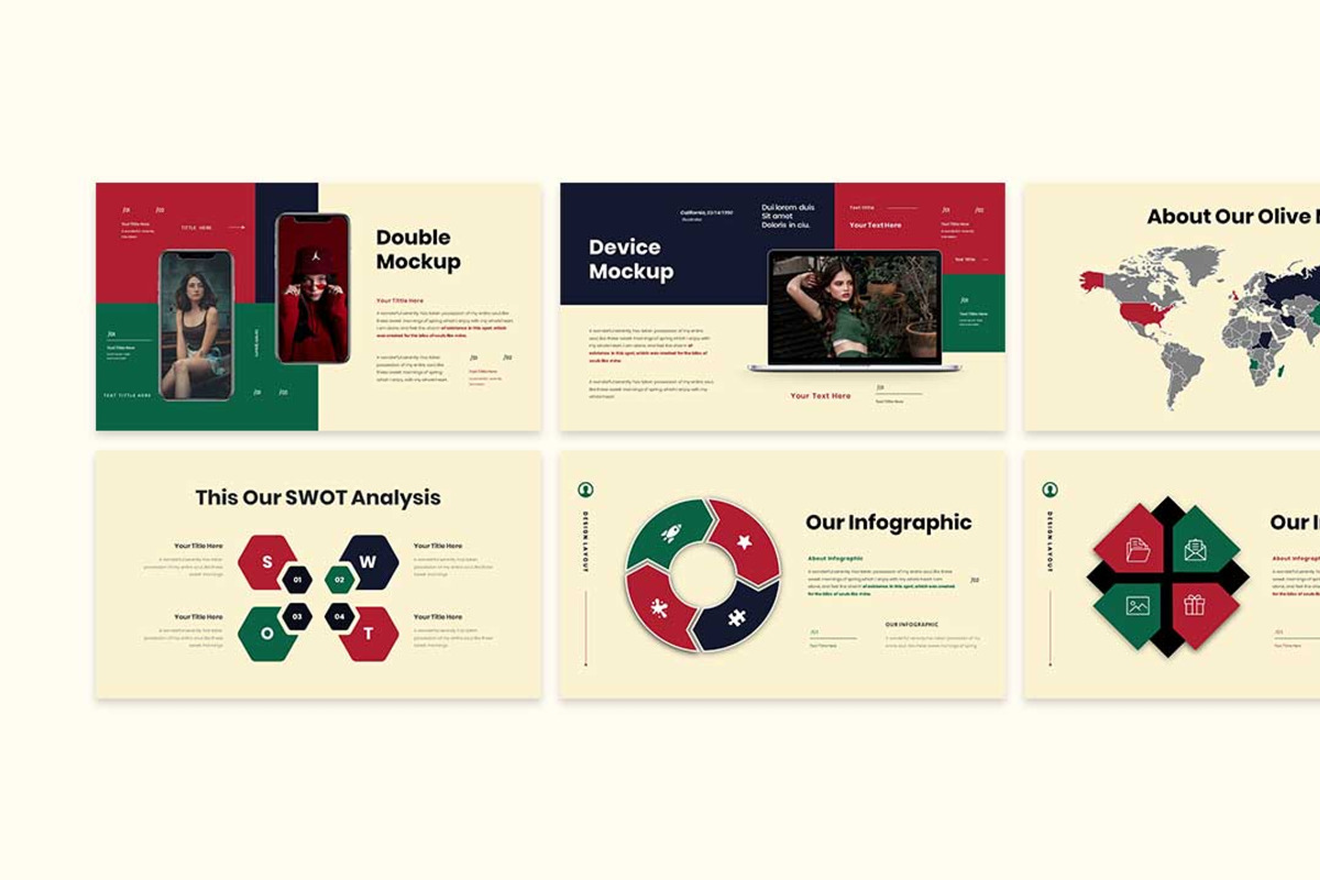 Olive Presentation Template, a Presentation Template by Analogous Temp (Photo 4 of 5)