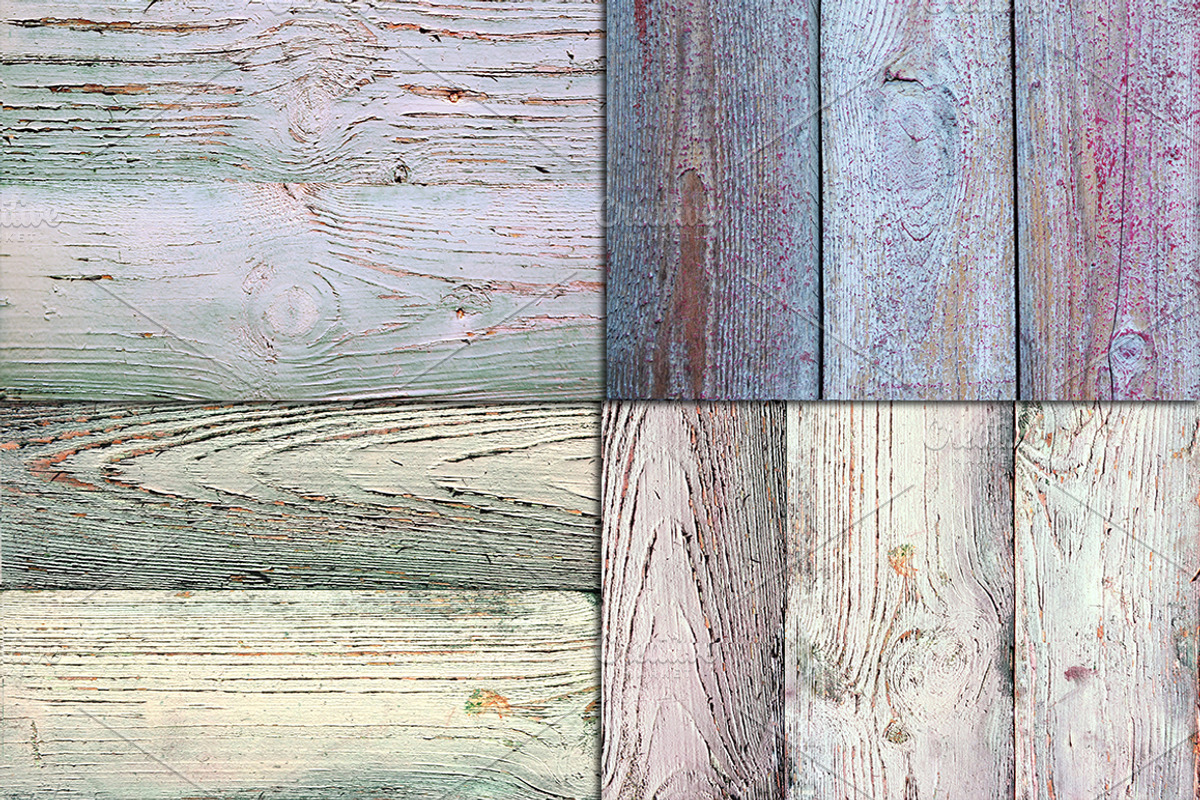 White Wood Texture Background Pastel preview 3