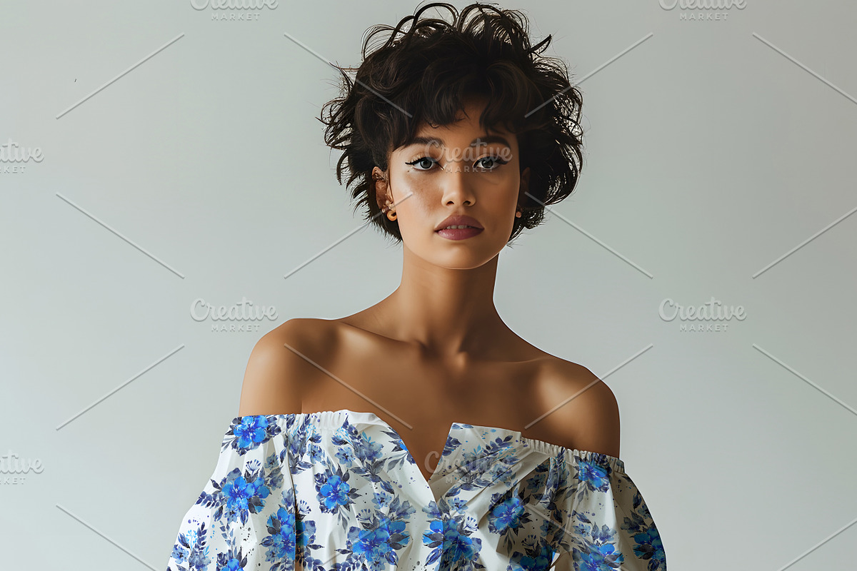 Off Shoulder Top Mockup, an Apparel Mockup by Nora Gad (Photo 5 of 14)