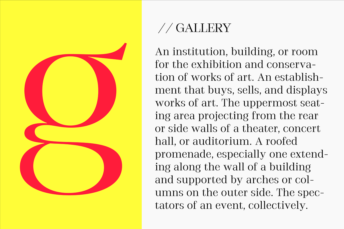 Stigsa Display Font Family, a Serif Font by Seniors (Photo 11 of 15)