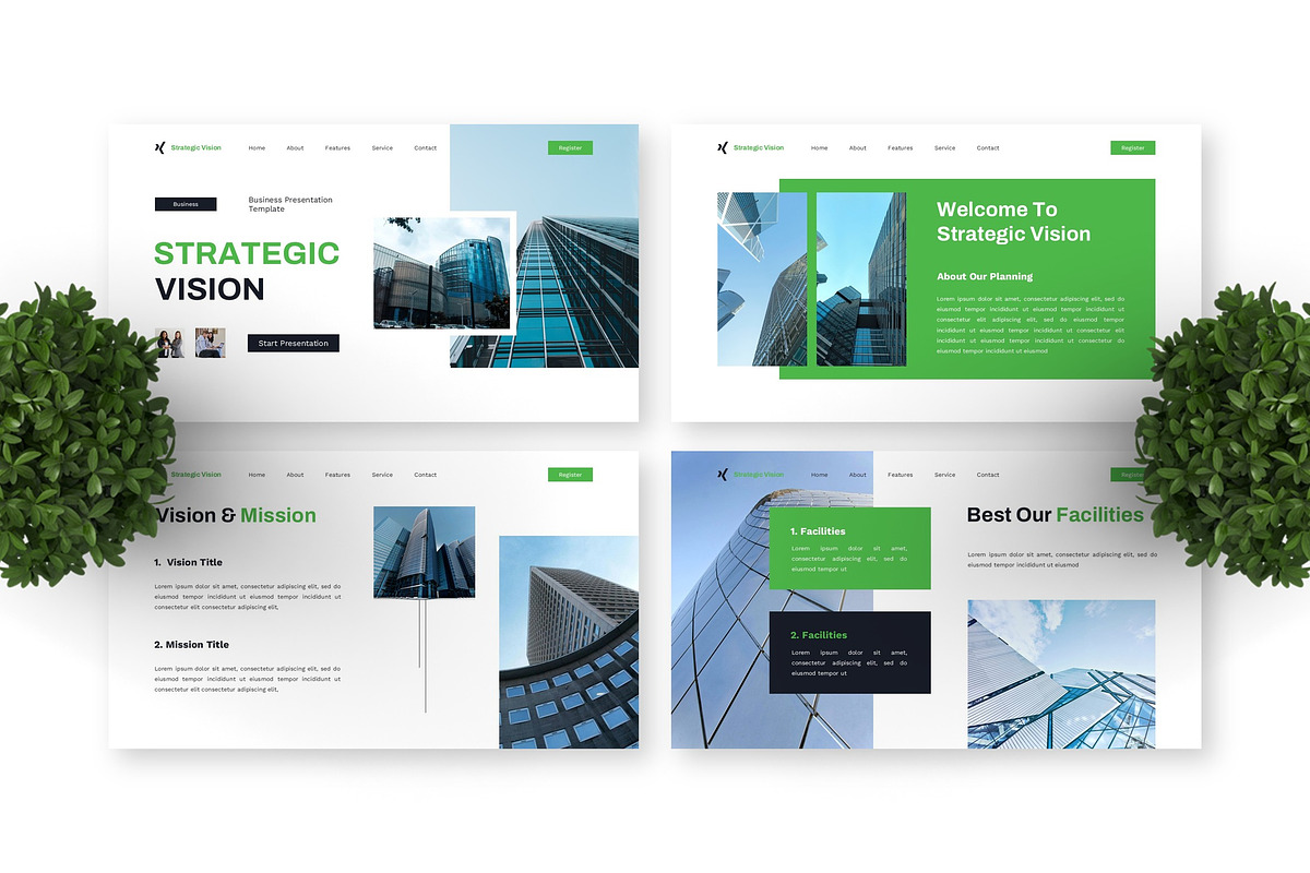 Strategic Vision - Business PPT, a Presentation Template by Deepslide Studio (Photo 3 of 4)