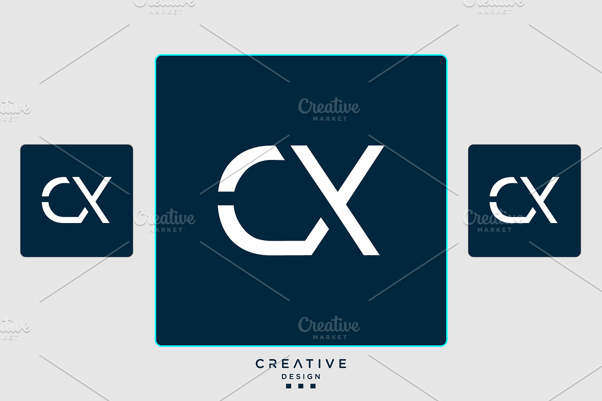 Alphabet Letters Icon Logo CX or XC, a Graphic by art_creater (Photo 1 of 2)