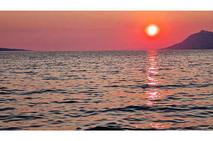 Beautiful red sunset over the, a Nature Photo by Beautiful things