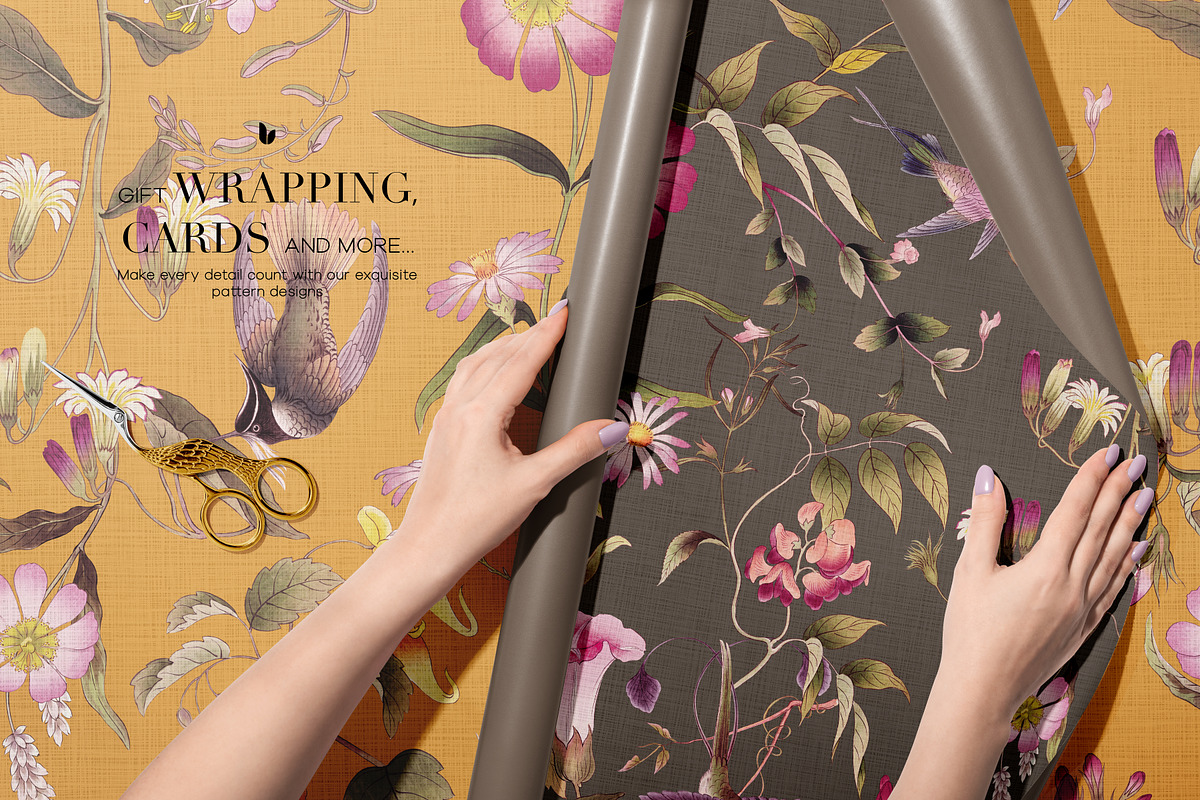 Vintage Botanical Floral Prints, a Pattern Graphic by LEAFure (Photo 10 of 10)