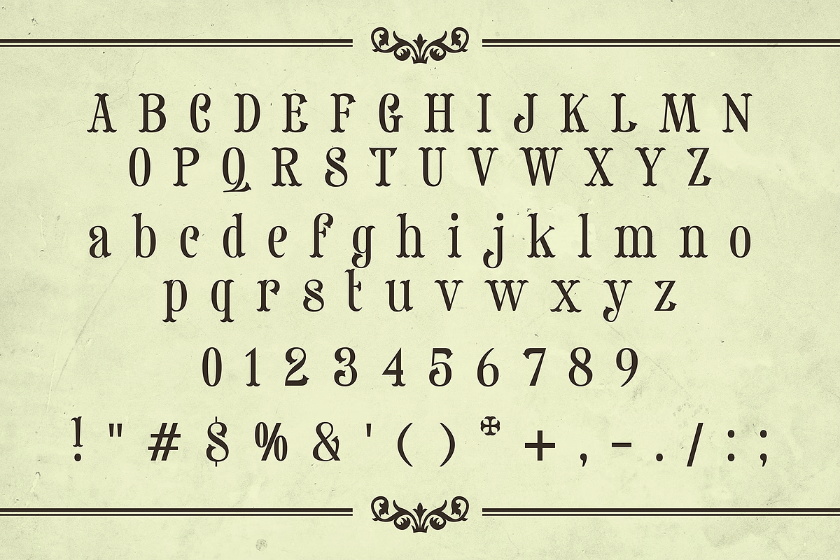 Mateo a Western Vintage Display Font, a Serif Font by GRVS Studio (Photo 3 of 4)
