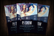 PJ Show Flyer Template, a Flyer Template by Malaxay (Thumbnail 1 of 2)