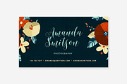 Floral Business Card Template, a Business Card Template by Fearless Confetti (Thumbnail 4 of 4)