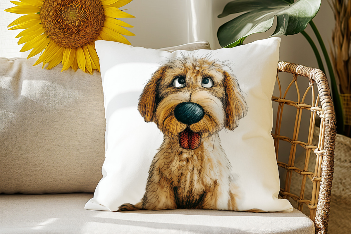 Hairy Doodle Dogs Illustrations, an Animal Illustration by PrintHaven Designs (Photo 12 of 12)