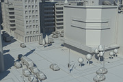 Realistic Lowpoly Simple City VR/AR, an Environmental 3D Model by NOMODOL (Thumbnail 57 of 59)