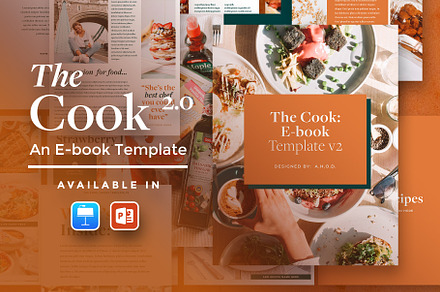 The Cook: E-Book Template 2.0, a Magazine Template by SheMadeStudio