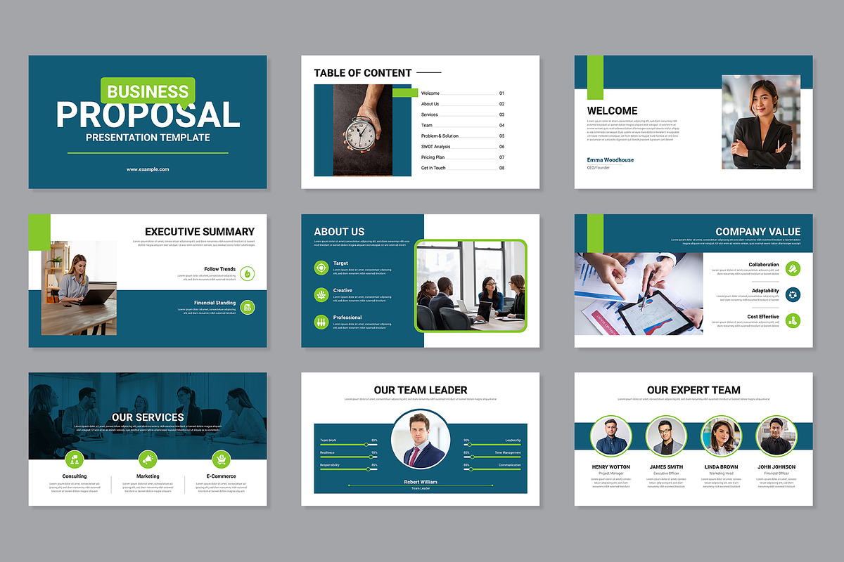 Business Proposal Presentation, a Presentation Template by Mighty-Slide (Photo 2 of 5)