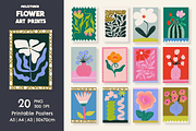 Flower Art Print Posters, a Seasonal Illustration by melistudio (Thumbnail 2 of 5)