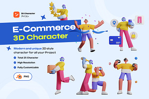 E-Commerce 3D Character