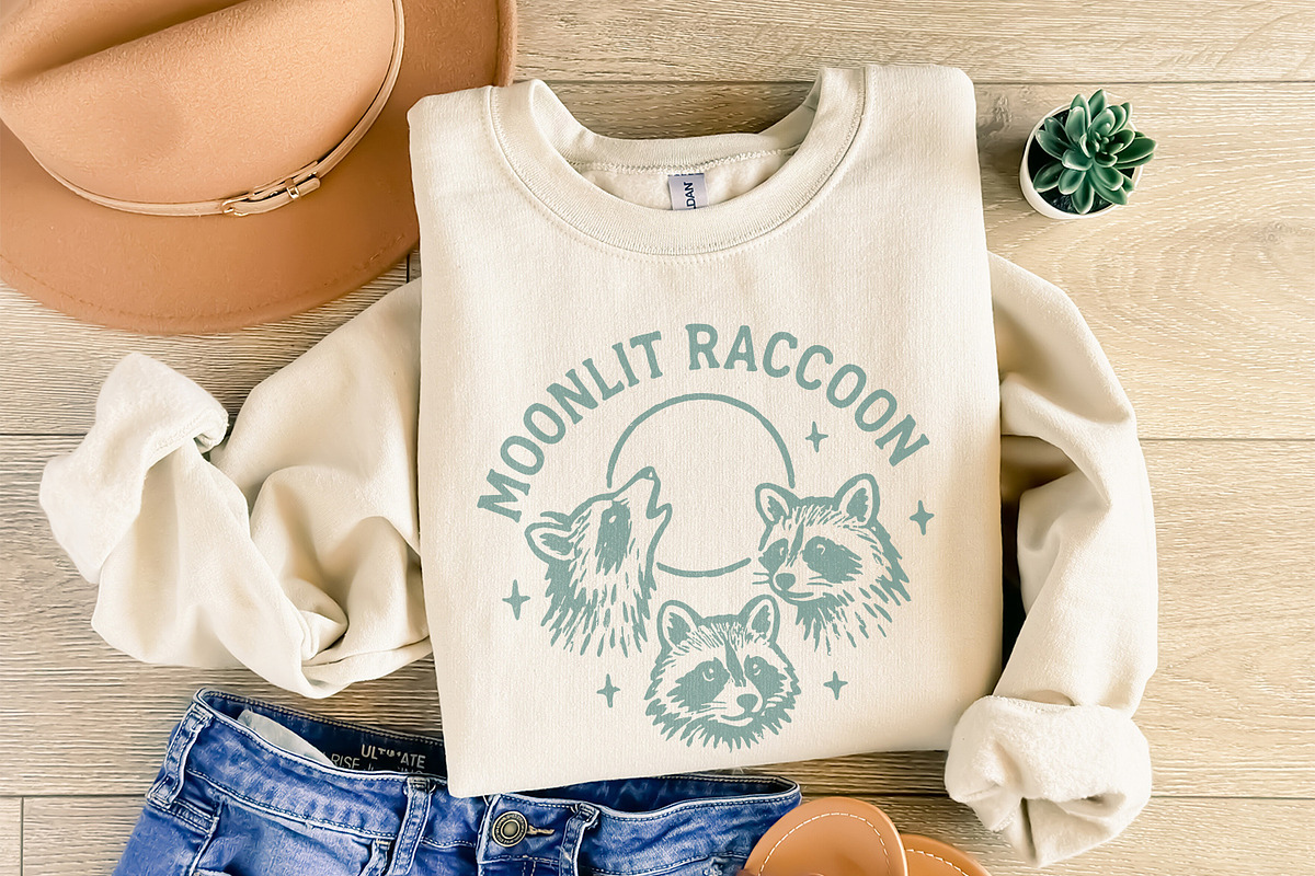 Moonlit Raccoon PNG, Woodland, an Illustration by SharpMarketplace (Photo 8 of 9)