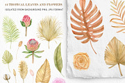 Tropical dried leaves set, an Illustration by svetodesign (Thumbnail 2 of 16)