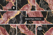 Black Marble Texture Patterns #2, a Texture Graphic by Happy Creators Co. (Thumbnail 5 of 7)