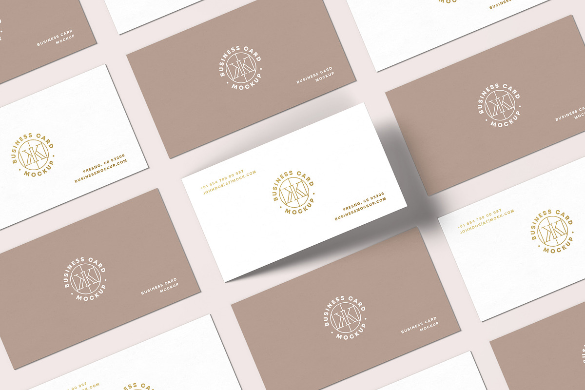 Business Card Mock-up 90x50, an Advertising Mockup by Yogurt86 (Photo 13 of 16)