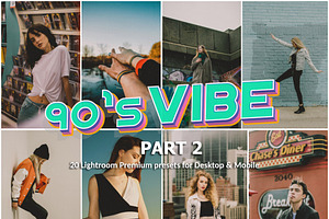 20 Lightroom Presets 90s Vibe Part 2