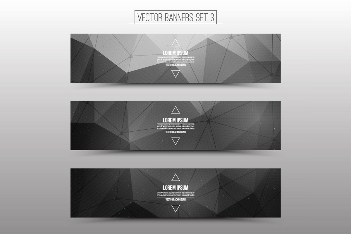 Technological Vector Web Banners, an UI Kit Template by yamonstro (Photo 3 of 4)