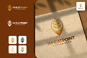 Set of Wheat Agriculture logo design, a Branding & Logo Template by Lucky Creative (Thumbnail 5 of 5)