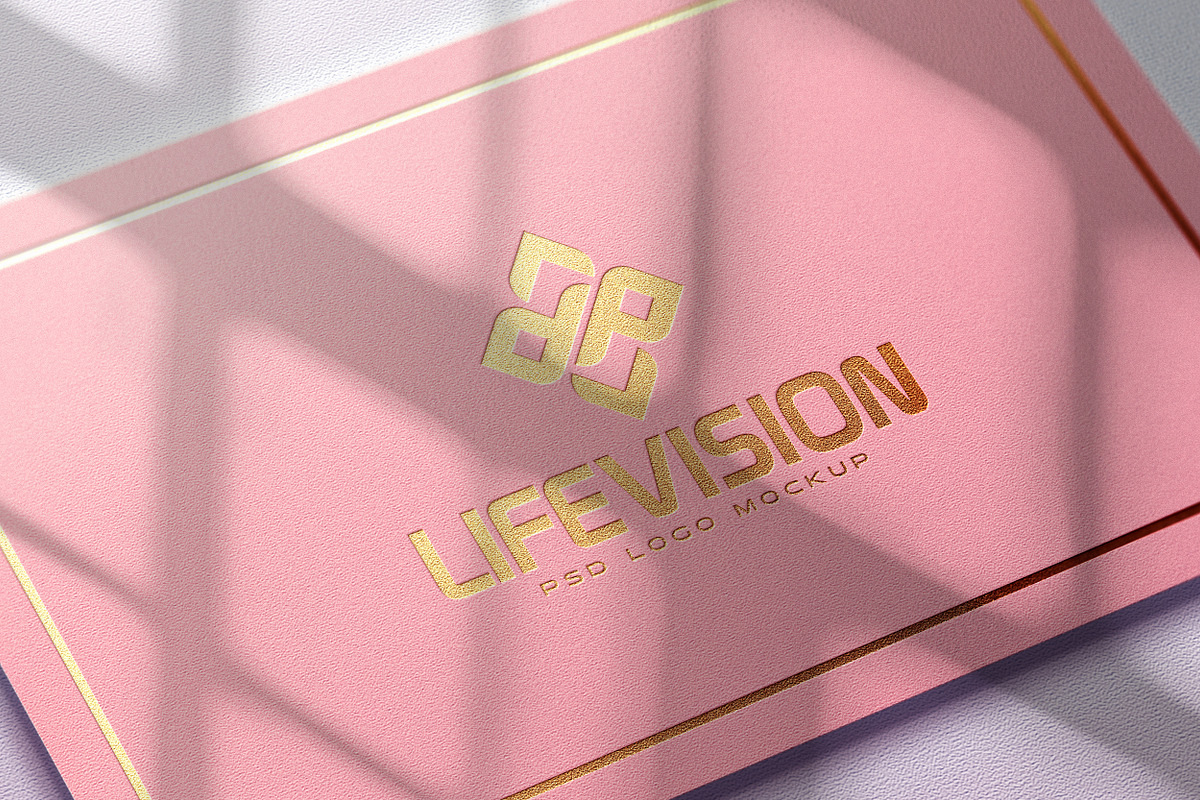 Luxury Golden Embossed Logo Mockup, a Product Mockup by INTENTFX (Photo 7 of 8)
