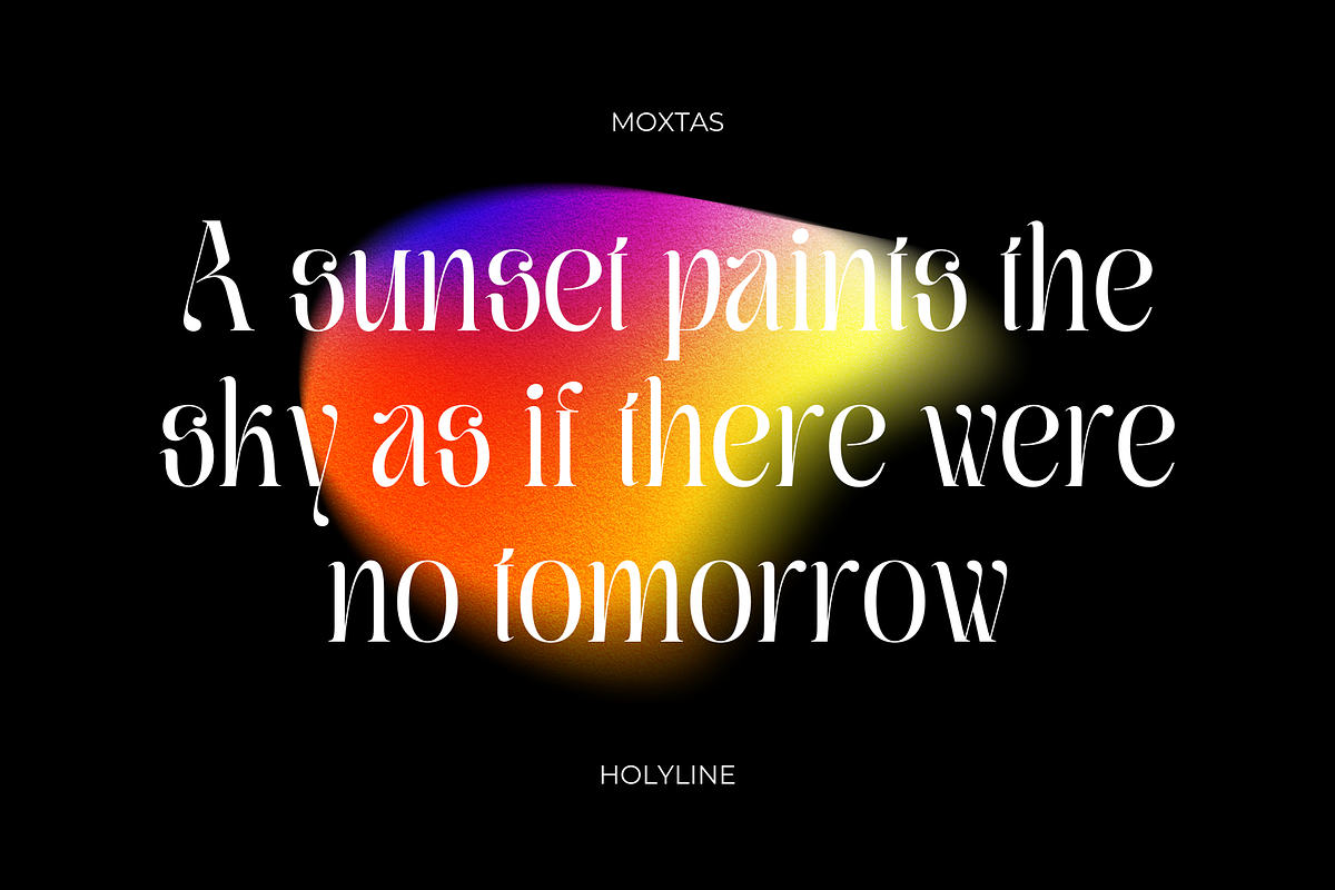 Moxtas - Display Family, a Serif Font by Holyline Design (Photo 3 of 17)