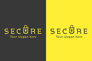Secure Logotype Design Icon, a Branding & Logo Template by Morvana Crew