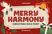 Merry Harmony Christmas Bold Font, a Sans Serif Font by Rasio Studio (Thumbnail 1 of 7)