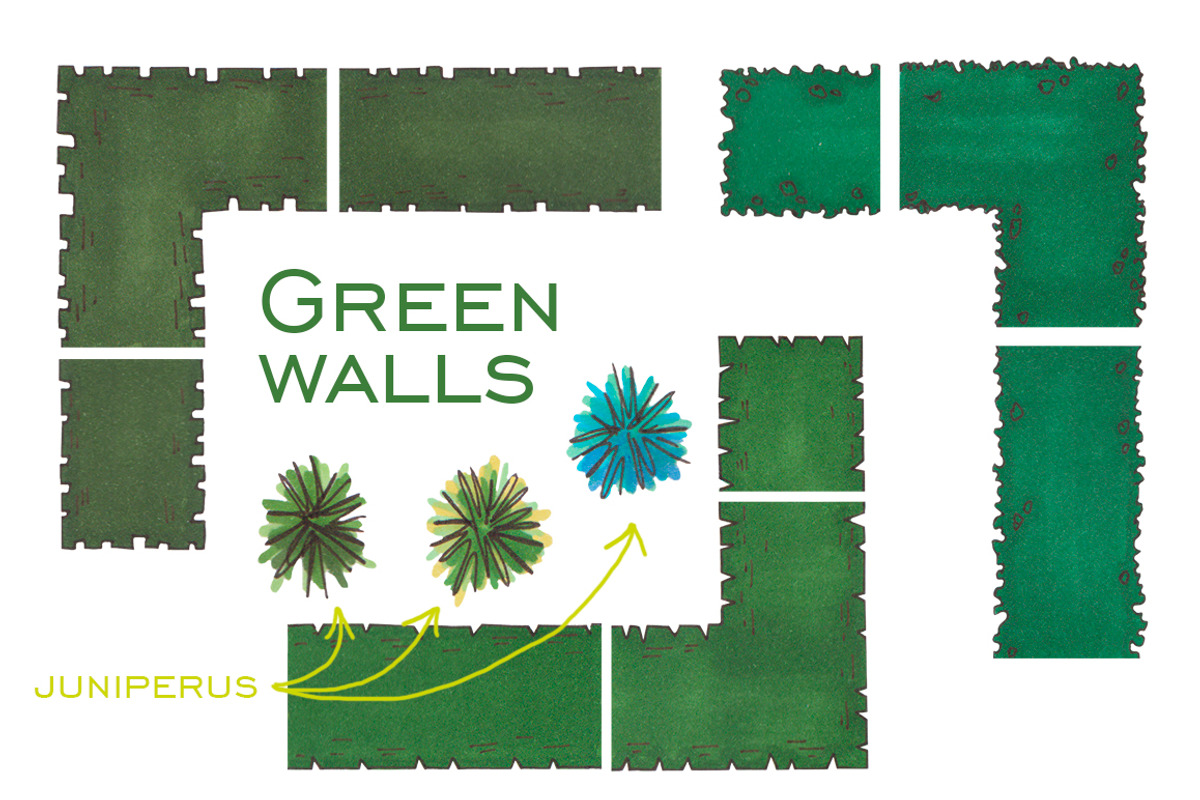 Elements for landscape planning vol2, an Illustration by Lina_Lisichka (Photo 4 of 4)