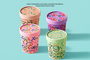 Vibrant Shapes & Strokes Patterns, a Pattern Graphic by Promo Graphics (Thumbnail 4 of 4)