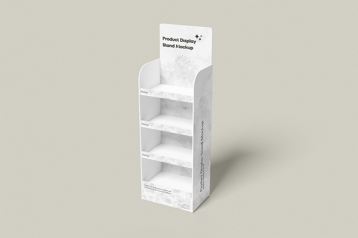 Product Display Stand Mockup, an Advertising Mockup by Twins_studio926 (Photo 2 of 5)