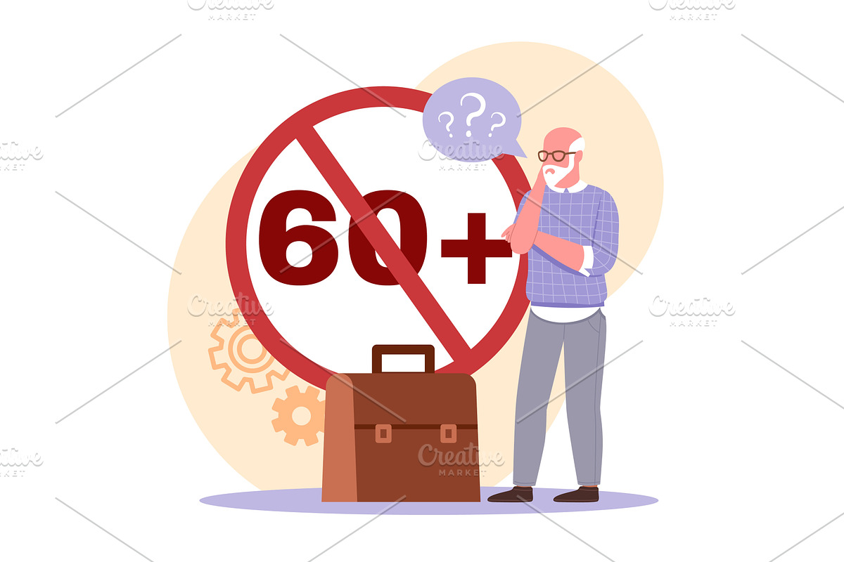 Difficulties in finding employment, an Object Illustration by YummyBuum