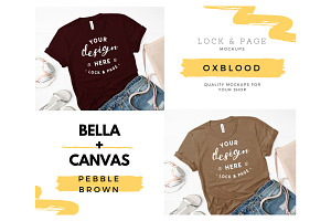 Bella Canvas 3001 Mockup Bundle V26