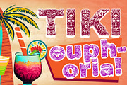 Tiki Euphoria Font, a Symbol Font by Fontastic Ventures (Thumbnail 1 of 7)