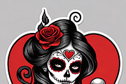 Day of the Deadskull illustrations, an Illustration by ETARA by Mea Hau (Thumbnail 7 of 7)