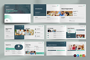 Nonprofit Org. Brochure Landscape, a Brochure Template by NorthPeak (Thumbnail 1 of 11)