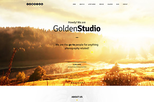 Golden Studio - WordPress Theme