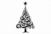 Festive Swirl Xmas Tree Bundle, an Illustration by yasushie (Thumbnail 20 of 21)