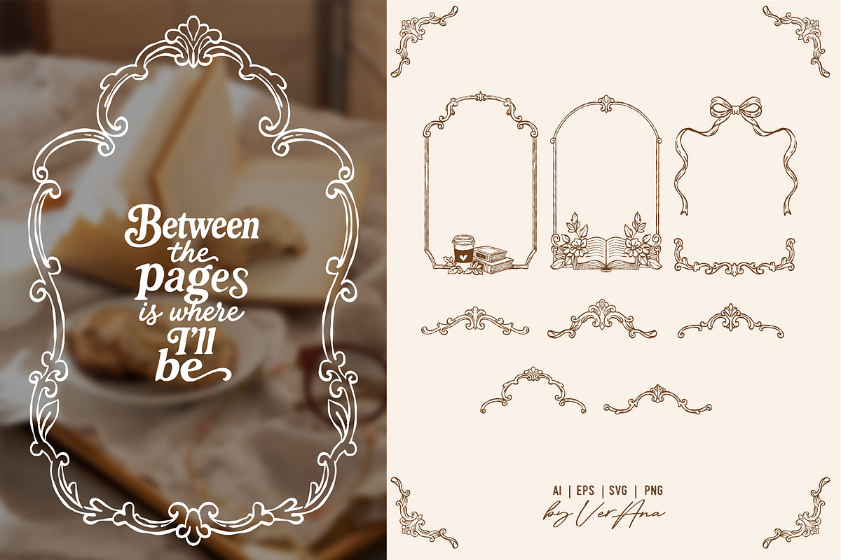 Coffee & Books Bookish Vector Set, an Object Graphic by VerAna (Photo 5 of 23)