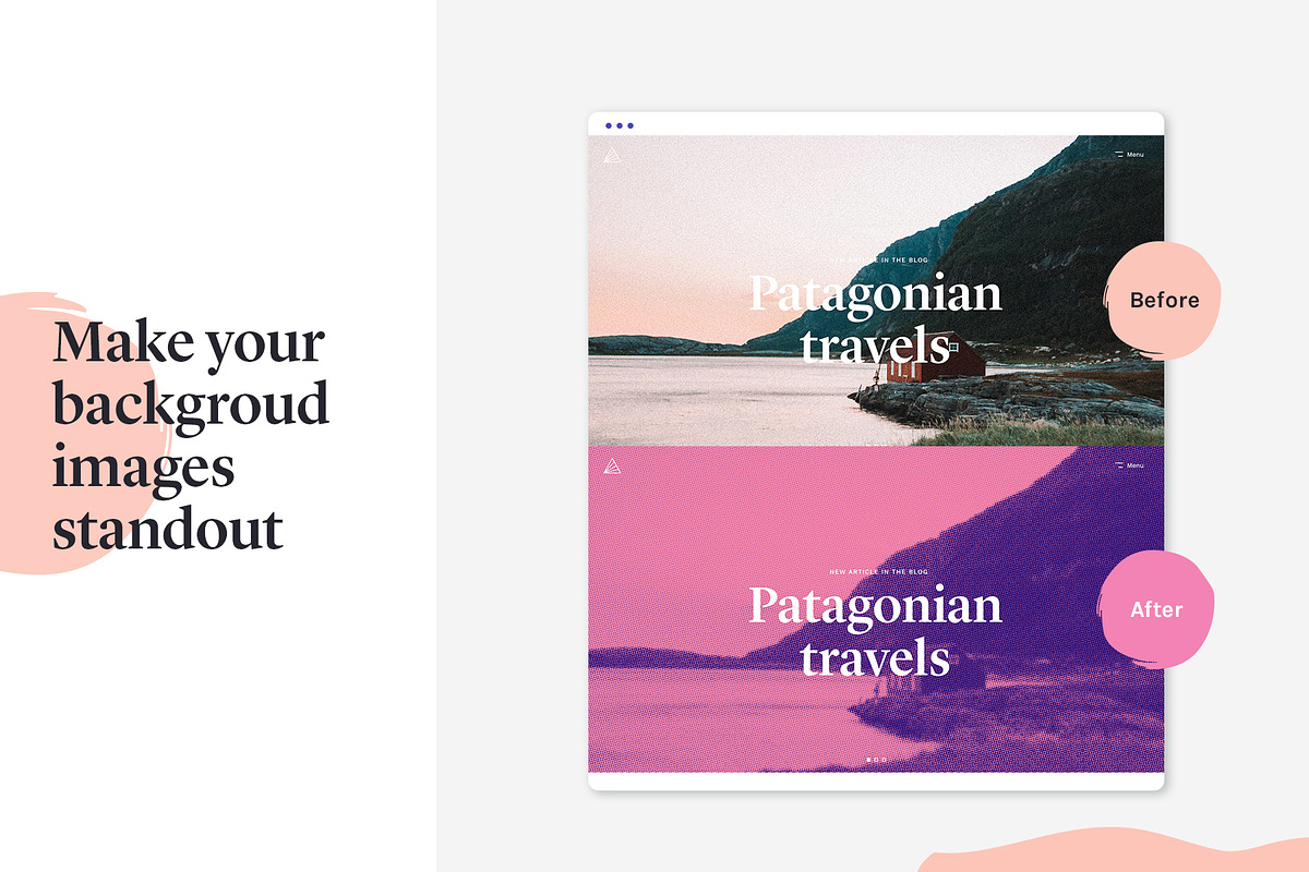 Hero Image & web background creator, an UI Kit Template by dookit studio (Photo 2 of 9)