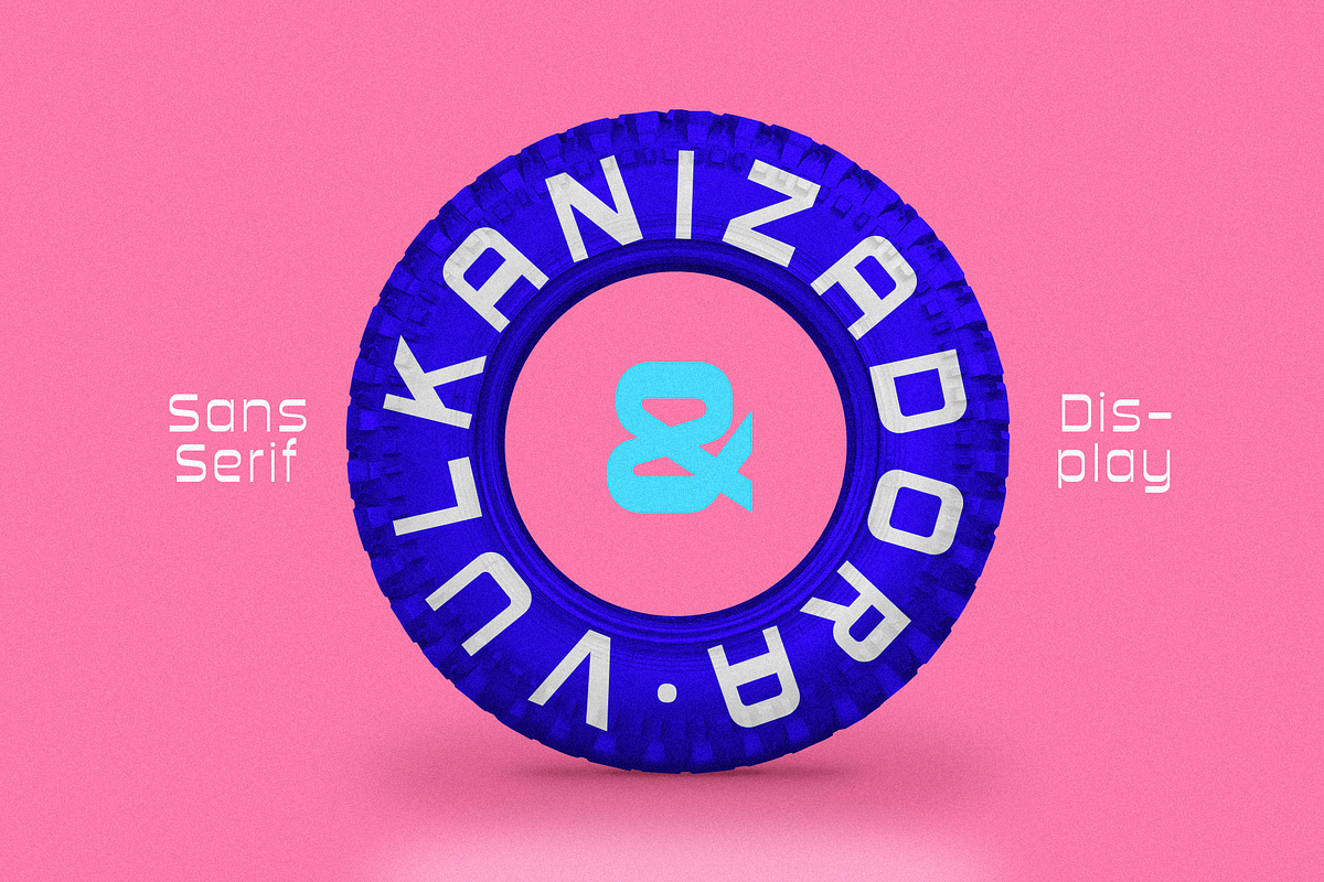 Vulka Reverse Contrast Typeface preview 2