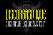 Discorgasmique font, a Sans Serif Font by David is Creative (Thumbnail 1 of 5)