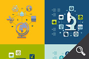44 EDUCATION FLAT infographics, a Presentation Template by Palau (Thumbnail 4 of 5)