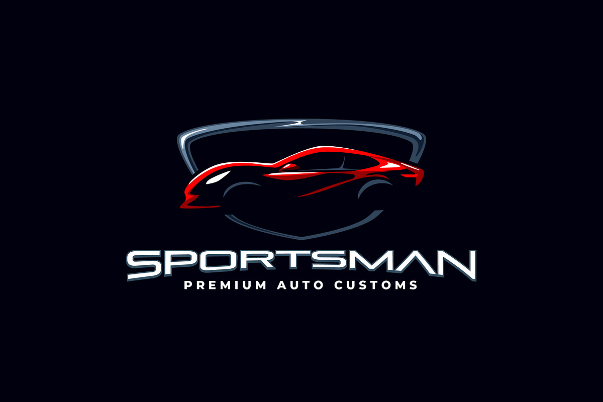 Custom Sport Car Garage Logo, a Branding & Logo Template by Suhandi