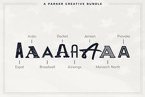 American Vintage Font Bundle